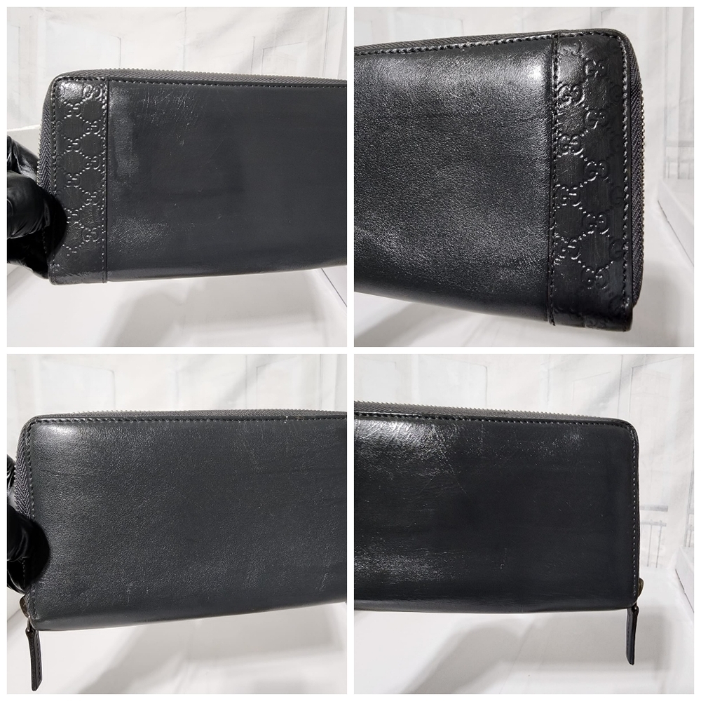 Gucci GG Signature Leather Continental Wallet Grey - Picture 8 of 12